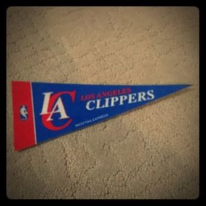 Vintage Los Angeles Clippers NBA pennant 4" X 9"